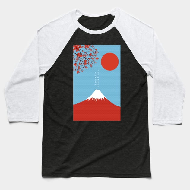 Sakura,Sayonara#4 T Shirt Baseball T-Shirt by ์Nick DT